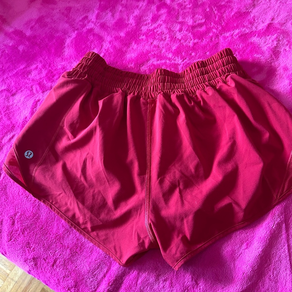 Red Hot Hotty Hot Lululemon Shorts
